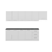 Minar 300 Cm Mutfak Dolabı Beyaz 300-B5 thumbnail 2