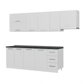 Minar 280 Cm Mutfak Dolabı Beyaz 280-B7 thumbnail 4