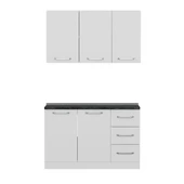 Minar 130 Cm Mutfak Dolabı Beyaz 130-B2 thumbnail 6