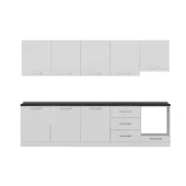 Minar 300 Cm Mutfak Dolabı Beyaz 300-B12 thumbnail 2