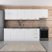 Minar 300 Cm Mutfak Dolabı Beyaz 300-B8 thumbnail 1