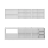 Minar 275 Cm Mutfak Dolabı Beyaz Antrasit 275-A2 thumbnail 7