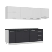 Minar 285 Cm Mutfak Dolabı Beyaz Antrasit 285-A4 thumbnail 3