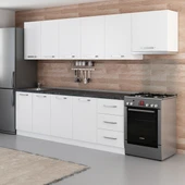 Minar 300 Cm Mutfak Dolabı Beyaz 300-B5 thumbnail 5