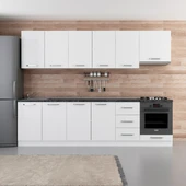 Minar 285 Cm Mutfak Dolabı Beyaz 285-B8 thumbnail 1