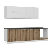 Minar 280 Cm Mutfak Dolabı Beyaz Dore 280-D6 thumbnail 3