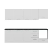 Minar 280 Cm Mutfak Dolabı Beyaz 280-B5 thumbnail 2