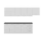 Minar 295 Cm Mutfak Dolabı Beyaz 295-B7 thumbnail 2