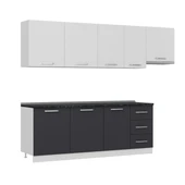 Minar 275 Cm Mutfak Dolabı Beyaz Antrasit 275-A7 thumbnail 3