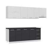 Minar 275 Cm Mutfak Dolabı Beyaz Antrasit 275-A4 thumbnail 3