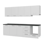 Minar 280 Cm Mutfak Dolabı Beyaz 280-B5 thumbnail 4