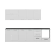 Minar 300 Cm Mutfak Dolabı Beyaz 300-B7 thumbnail 2