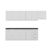 Minar 295 Cm Mutfak Dolabı Beyaz 295-B4 - 2