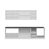 Minar 295 Cm Mutfak Dolabı Beyaz Dore 295-D3 thumbnail 7