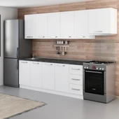 Minar 280 Cm Mutfak Dolabı Beyaz 280-B10 thumbnail 5