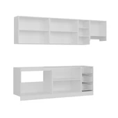 Minar 280 Cm Mutfak Dolabı Beyaz Antrasit 280-A10 thumbnail 6