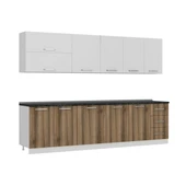 Minar 295 Cm Mutfak Dolabı Beyaz Dore 295-D1 thumbnail 3