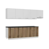 Minar 300 Cm Mutfak Dolabı Beyaz Dore 300-D11 thumbnail 3