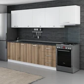 Minar 300 Cm Mutfak Dolabı Beyaz Dore 300-D11 thumbnail 5