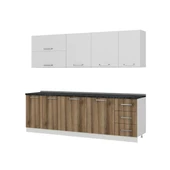 Minar 255 Cm Mutfak Dolabı Beyaz Dore 255-D2 thumbnail 4