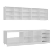 Minar 280 Cm Mutfak Dolabı Beyaz Antrasit 280-A2 thumbnail 6