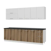 Minar 265 Cm Mutfak Dolabı Beyaz Dore 265-D2 thumbnail 4