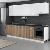 Minar 290 Cm Mutfak Dolabı Beyaz Dore 290-D5 - 5