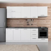 Minar 255 Cm Mutfak Dolabı Beyaz 255-B8 thumbnail 1