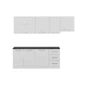 Minar 255 Cm Mutfak Dolabı Beyaz 255-B7 thumbnail 2