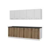 Minar 255 Cm Mutfak Dolabı Beyaz Dore 255-D1 thumbnail 4