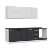 Minar 265 Cm Mutfak Dolabı Beyaz Antrasit 265-A6 - 3