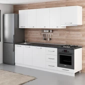 Minar 255 Cm Mutfak Dolabı Beyaz 255-B5 thumbnail 5