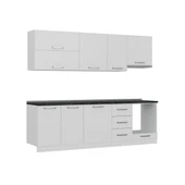 Minar 255 Cm Mutfak Dolabı Beyaz 255-B8 thumbnail 3