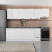 Minar 290 Cm Mutfak Dolabı Beyaz 290-B4 thumbnail 1