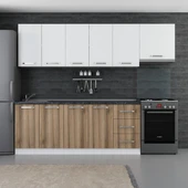 Minar 265 Cm Mutfak Dolabı Beyaz Dore 265-D4 thumbnail 1