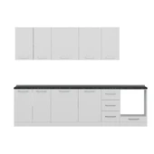 Minar 290 Cm Mutfak Dolabı Beyaz 290-B3 thumbnail 2