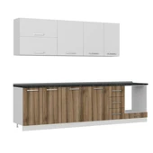 Minar 290 Cm Mutfak Dolabı Beyaz Dore 290-D6 - 3