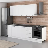 Minar 265 Cm Mutfak Dolabı Beyaz 265-B3 thumbnail 5