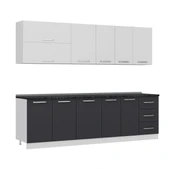 Minar 265 Cm Mutfak Dolabı Beyaz Antrasit 265-A2 thumbnail 3