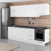 Minar 265 Cm Mutfak Dolabı Beyaz 265-B8 thumbnail 5