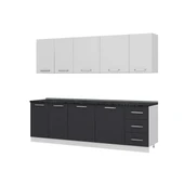 Minar 255 Cm Mutfak Dolabı Beyaz Antrasit 255-A1 thumbnail 4