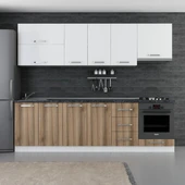 Minar 265 Cm Mutfak Dolabı Beyaz Dore 265-D8 thumbnail 1