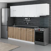 Minar 265 Cm Mutfak Dolabı Beyaz Dore 265-D7 thumbnail 5