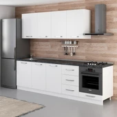 Minar 270 Cm Mutfak Dolabı Beyaz 270-B3 thumbnail 5