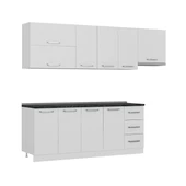 Minar 260 Cm Mutfak Dolabı Beyaz 260-B4 thumbnail 3