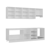 Minar 260 Cm Mutfak Dolabı Beyaz Antrasit 260-A8 thumbnail 6