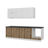 Minar 265 Cm Mutfak Dolabı Beyaz Dore 265-D6 thumbnail 4