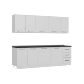 Minar 255 Cm Mutfak Dolabı Beyaz 255-B1 - 3