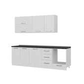 Minar 255 Cm Mutfak Dolabı Beyaz 255-B6 - 4