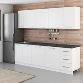 Minar 255 Cm Mutfak Dolabı Beyaz 255-B1 - 5